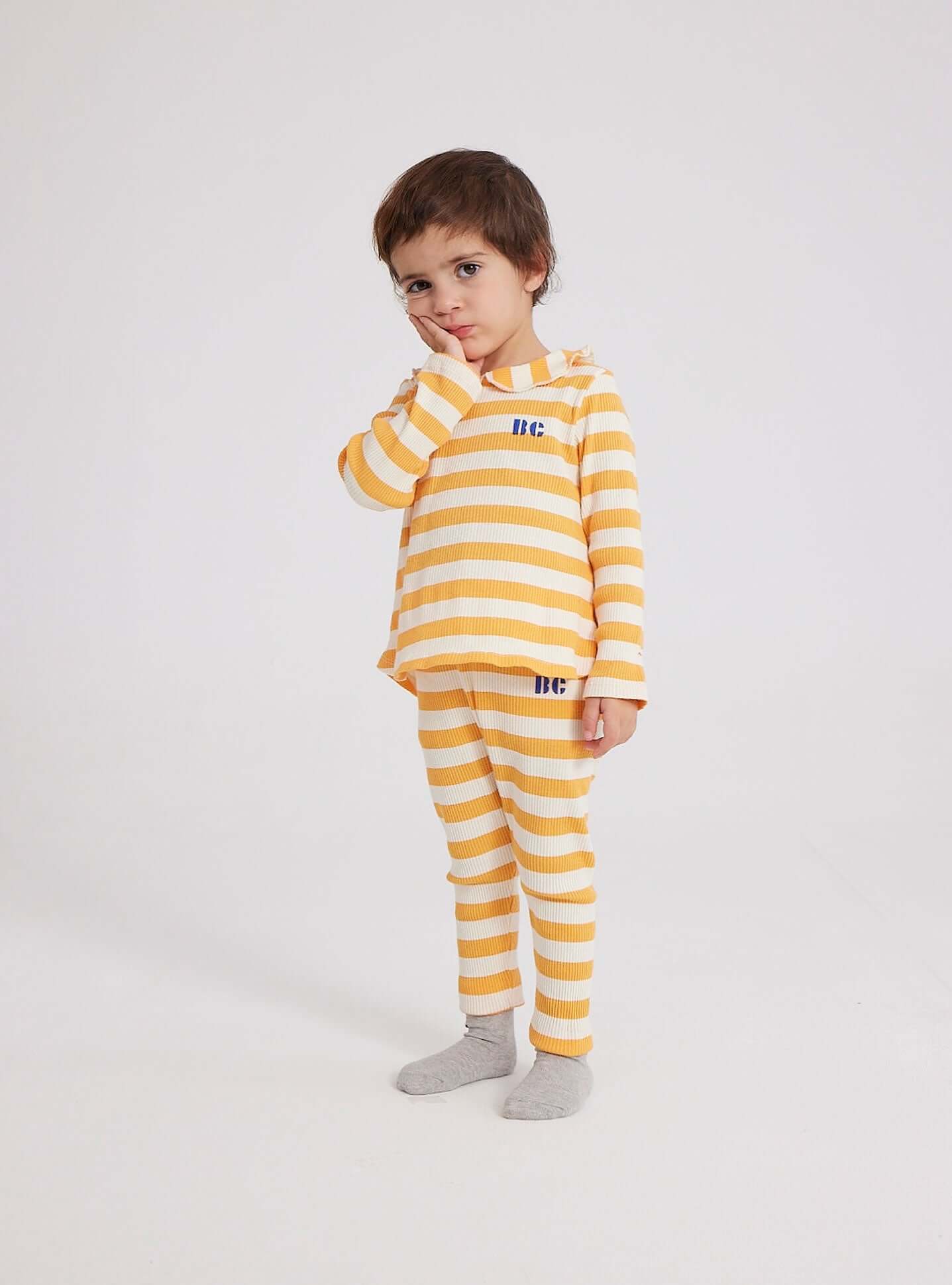 BABY YELLOW STRIPES LEGGINGS