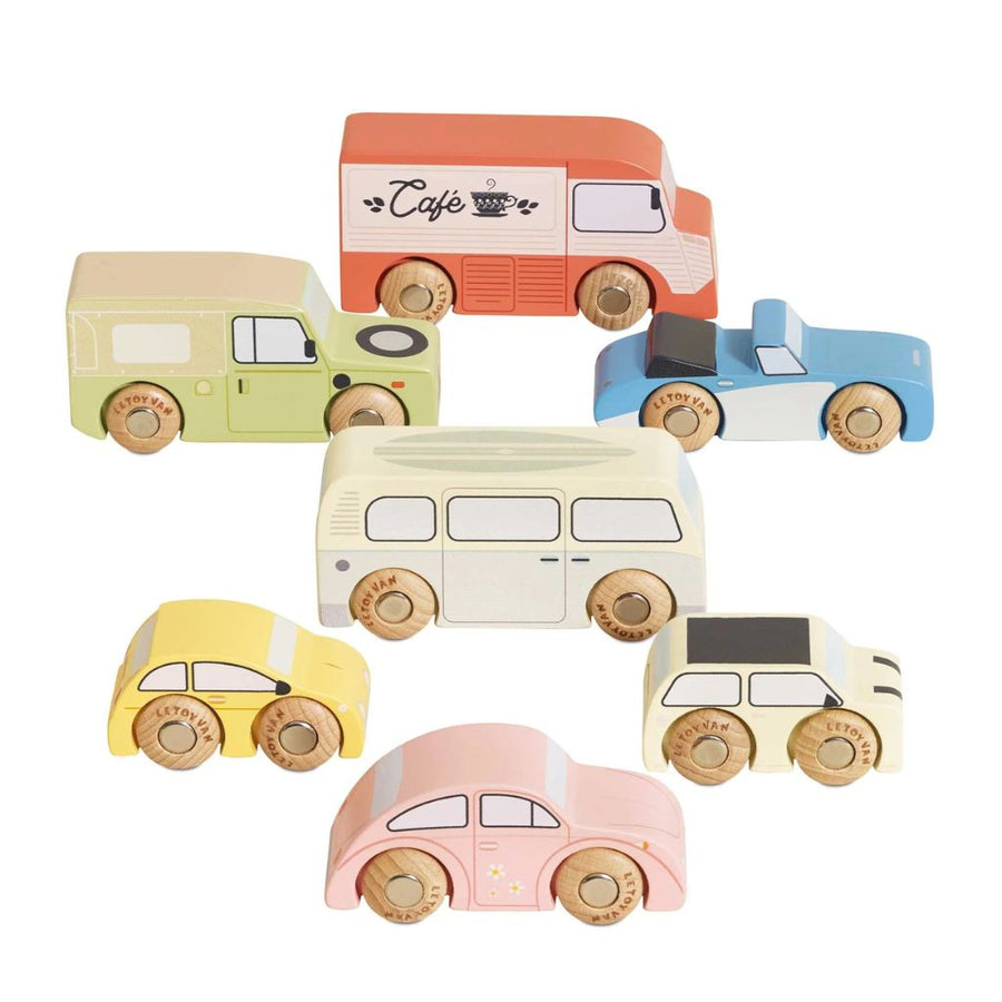 Vintage Toy Cars (Set of 7)