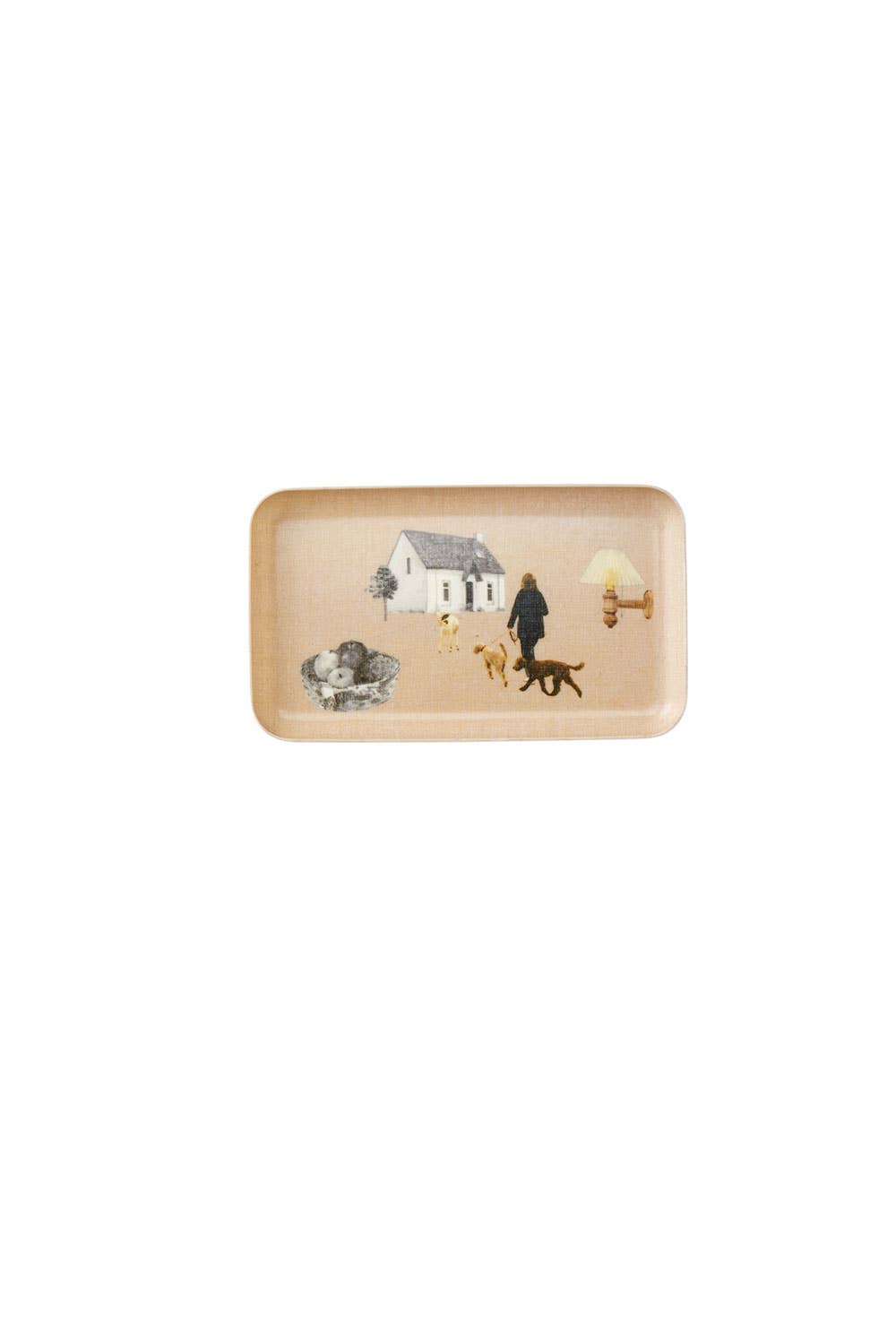 Misato Ogihara Living With Dogs Linen Tray - Small