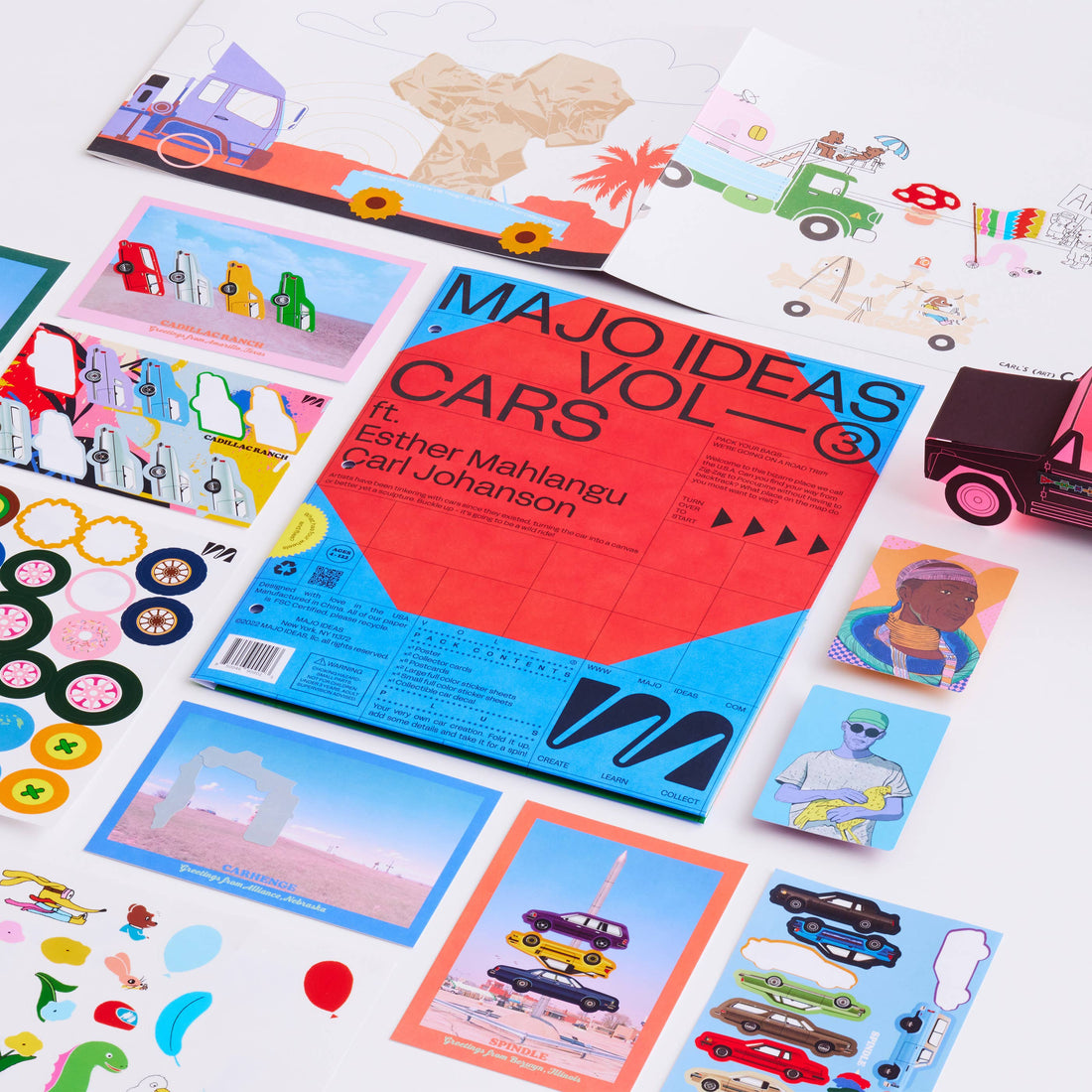 VOL ③ — CARS Sticker Based Art Pack