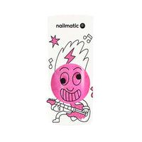 Nailmatic Kids Pinky Neon Pink Glitter Water-Based Nail Polish