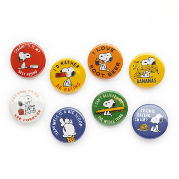 3P4 x Peanuts® - Snoopy Button (Food Edition)