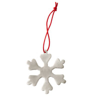 Silver Plated Snow Flake Ornament (B)