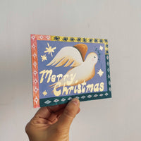 Merry Christmas Dove Card