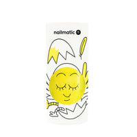 Nailmatic Kids Titi Neon Yellow Glitter Water-Based Nail Polish