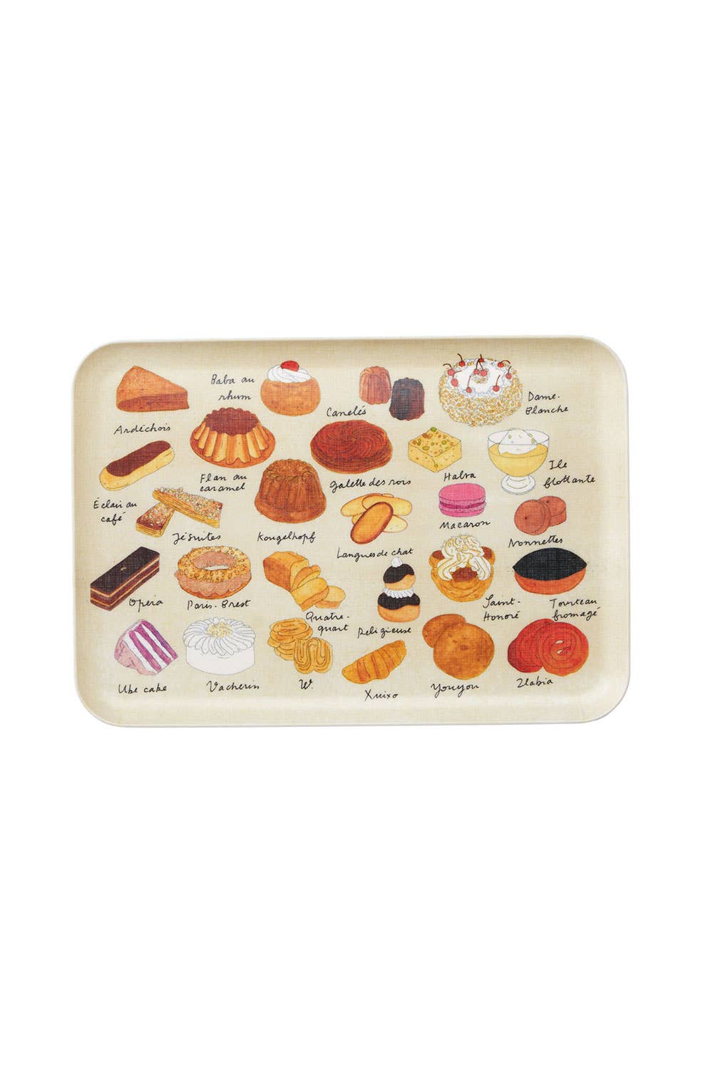 Isabelle Boinot Gateau Linen Coated Tray - Medium