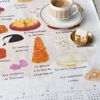 2025 Linen Calendar - Sweets Map Of France