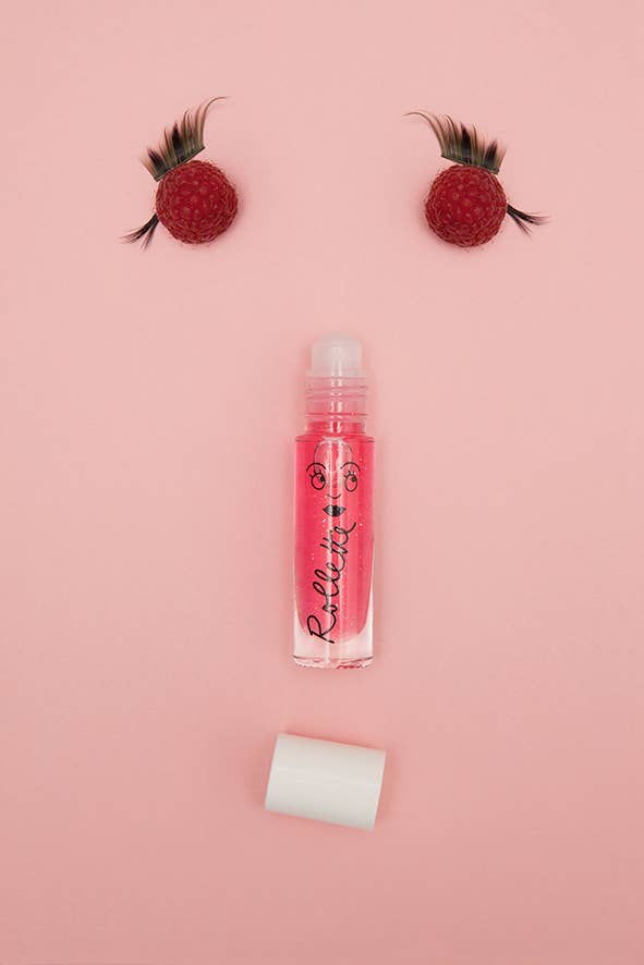 Nailmatic Kids Raspberry Rollette Lip Gloss