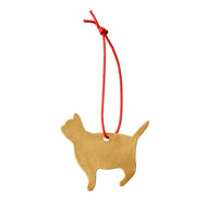 Brass Cat Ornament