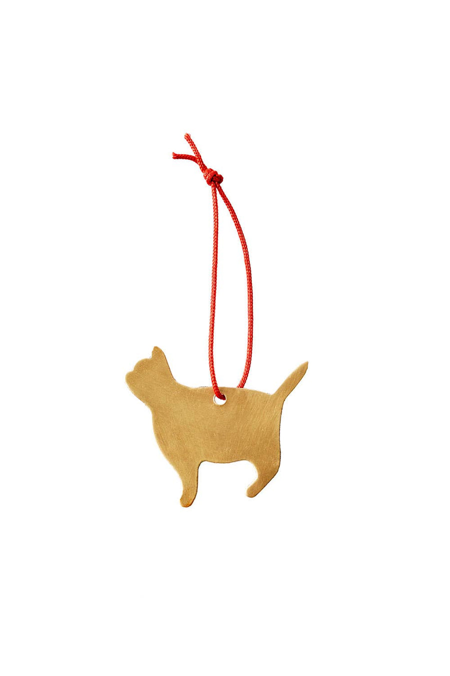 Brass Cat Ornament