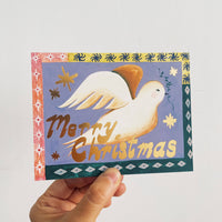 Merry Christmas Dove Card