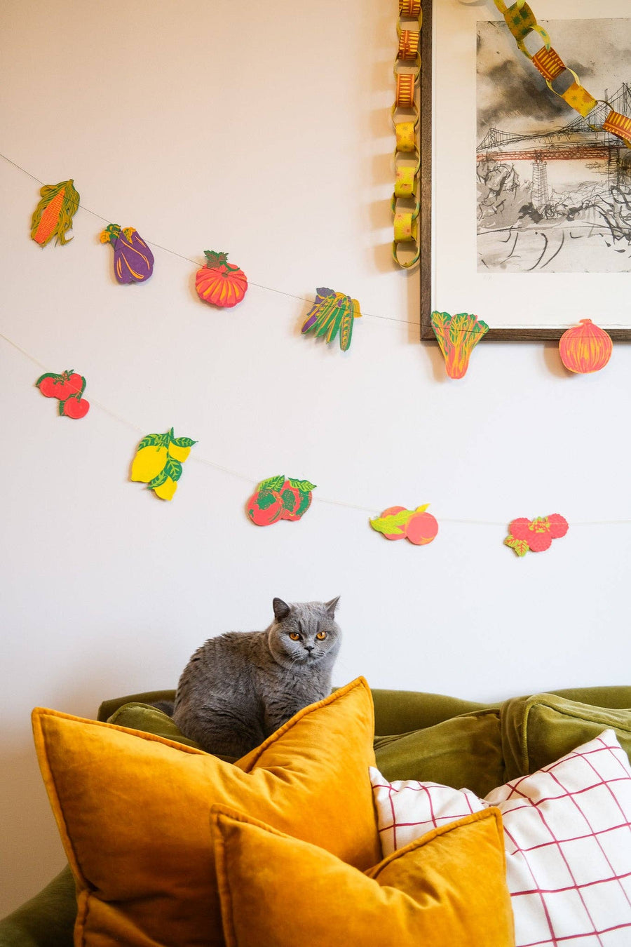 Fruit Sewn Garland