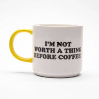 Peanuts™ x Magpie "I'm Not Worth a Thing" Mug