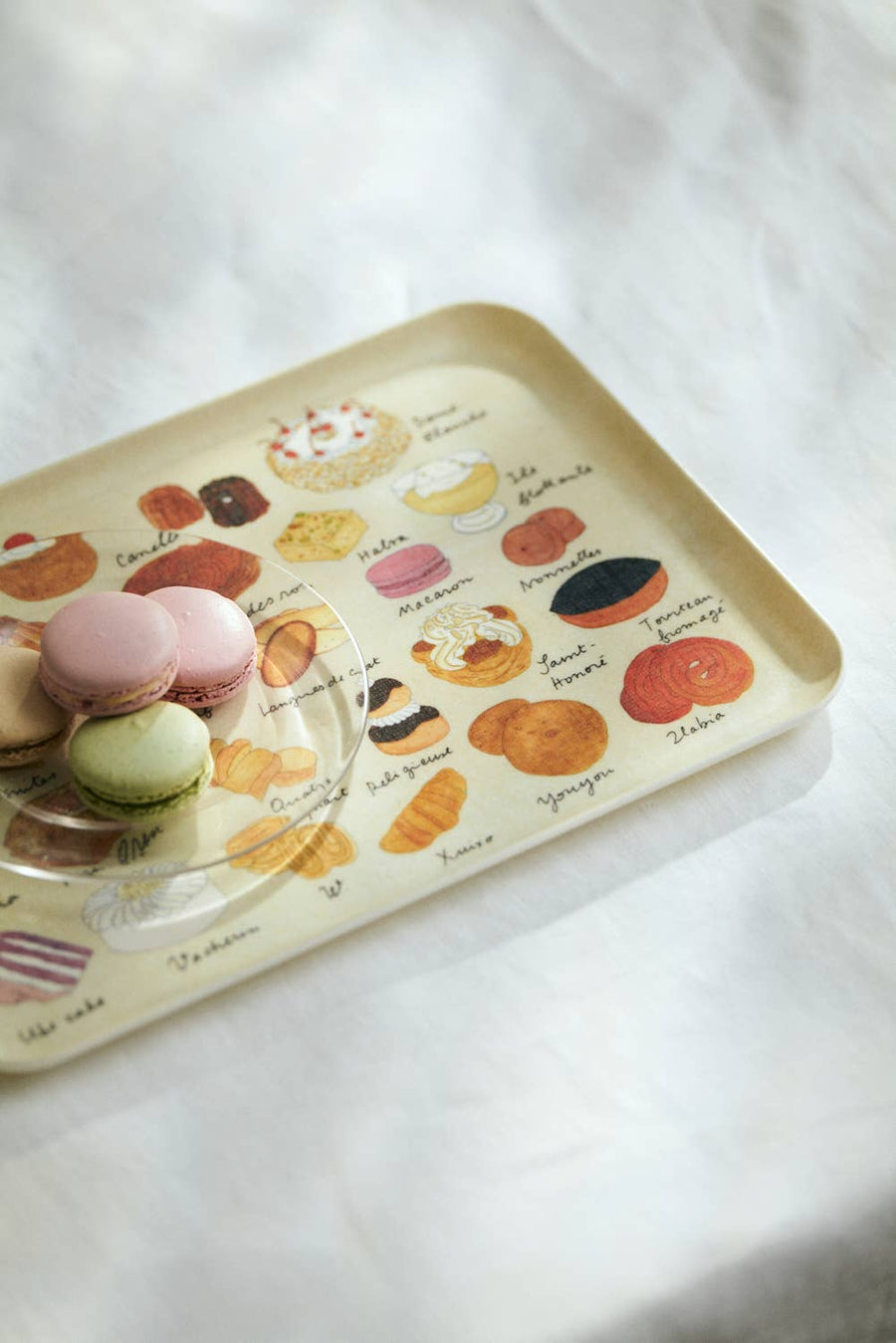 Isabelle Boinot Gateau Linen Coated Tray - Medium