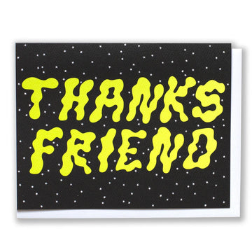 Celestial Thanks Friend Note Card