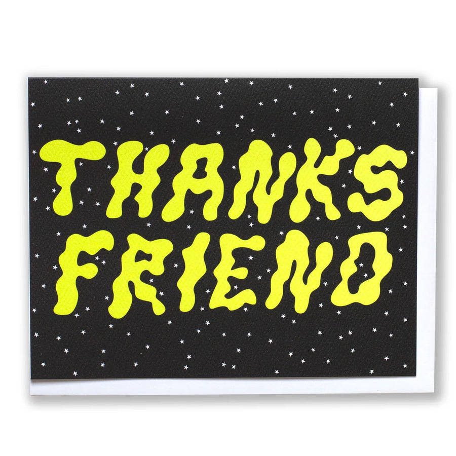 Celestial Thanks Friend Note Card