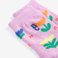 Baby Garden Party All Over Short Socks