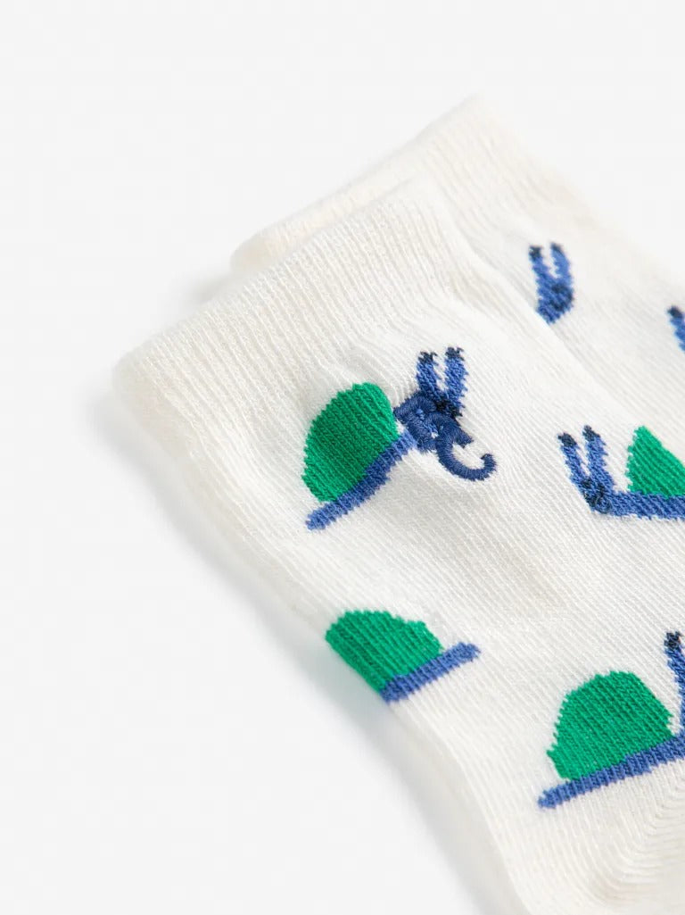 Baby Funny Snail All Over Short Socks