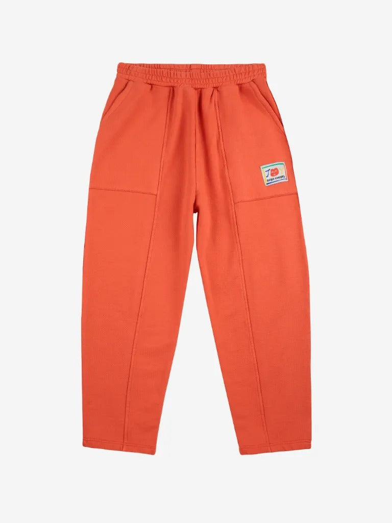 Kids Smiling Red Jogging Pants