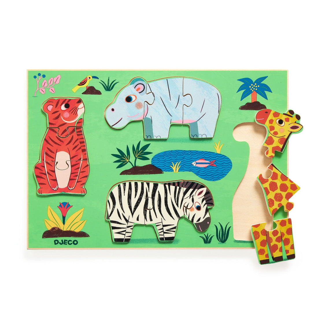 Coucou Tigre Wooden Puzzle