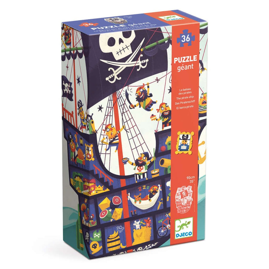 Giant Puzzle - Pirate Ship (36 pcs)