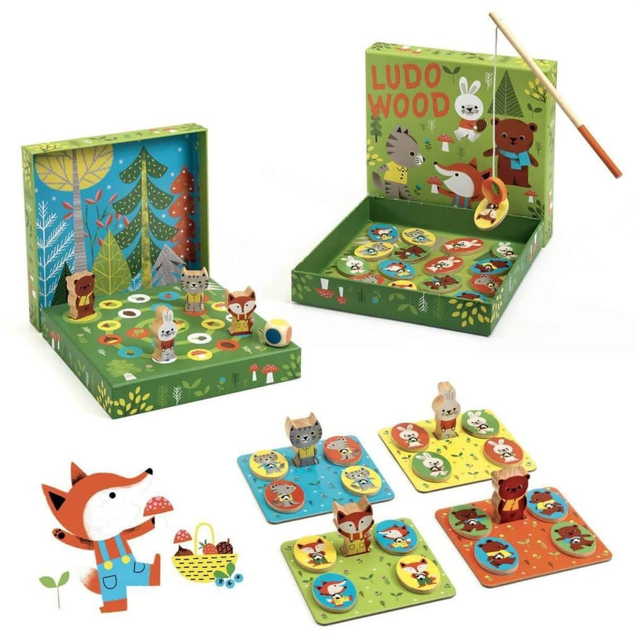 Ludo Wood - 4 Game Set