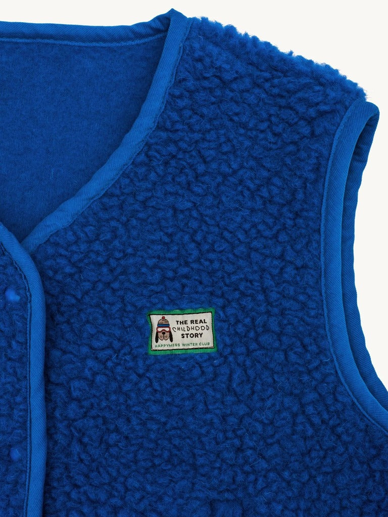 Women's Merino Wool Vest - Cobalt Blue