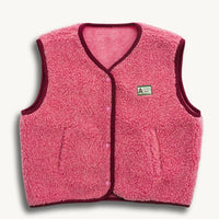 Women's Merino Wool Vest - Pink