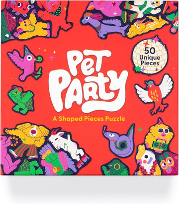 Pet Party: A Shaped Pieces Puzzle