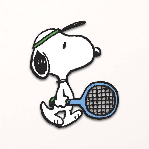 Peanuts Sport Pin - Tennis - Parkette.