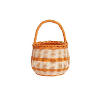 Rattan Berry Basket - Stripe