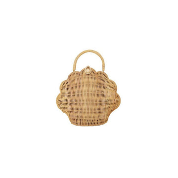 Rattan Shell Bag