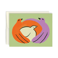 Bird Family Greeting Card