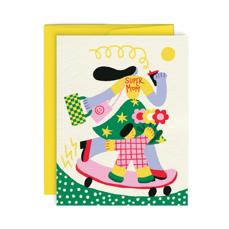 Super Mom Greeting Card