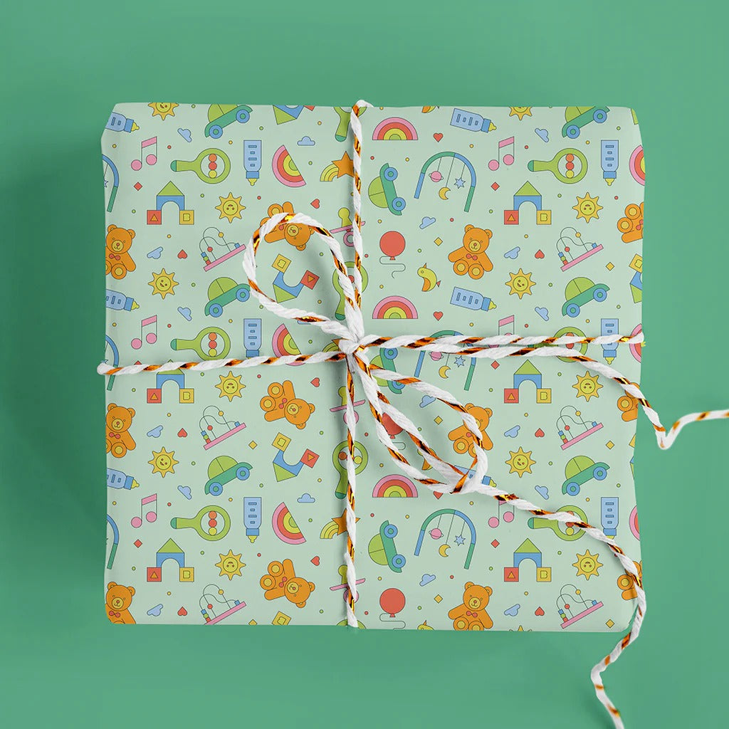 Toys Gift Wrap - Single Sheet