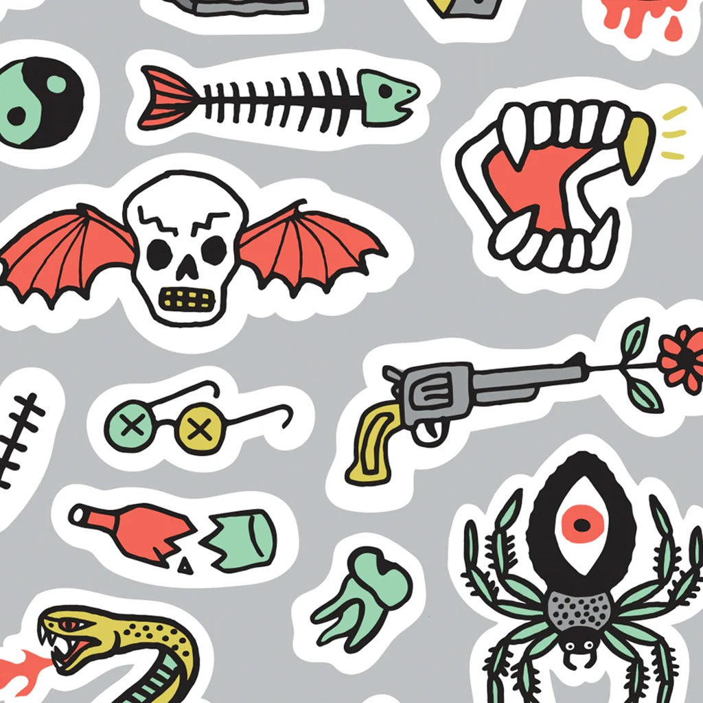 Ink and Bones Sticker Sheet