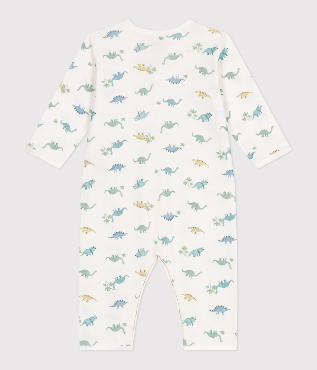 Babies' Footless Cotton Dinosaur Pajamas