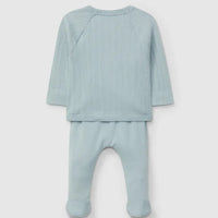 Ribbed Cotton Jersey Three Piece Set