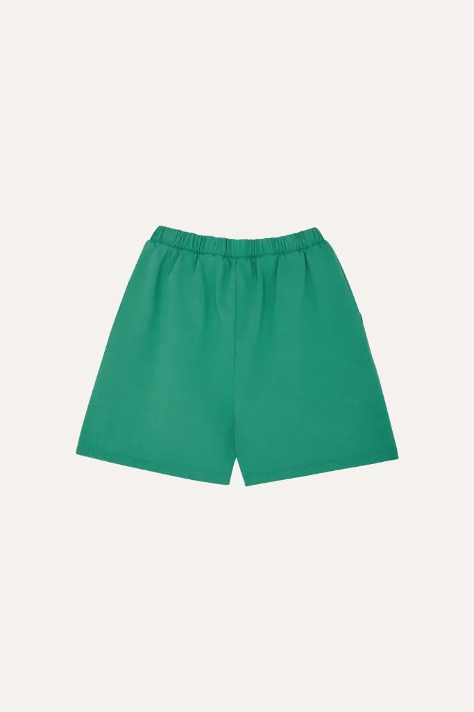 Green Washed Kids Shorts