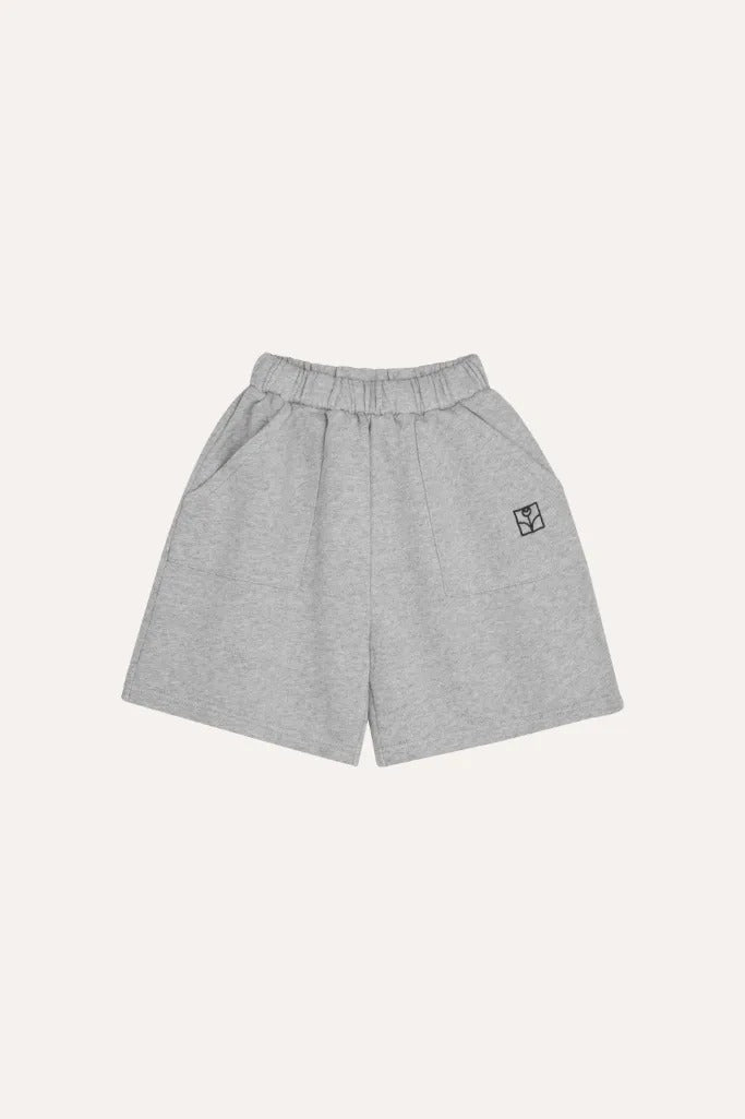 Grey Kids Shorts