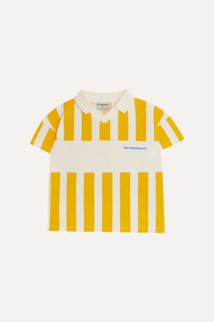 Yellow Stripes Kids Polo