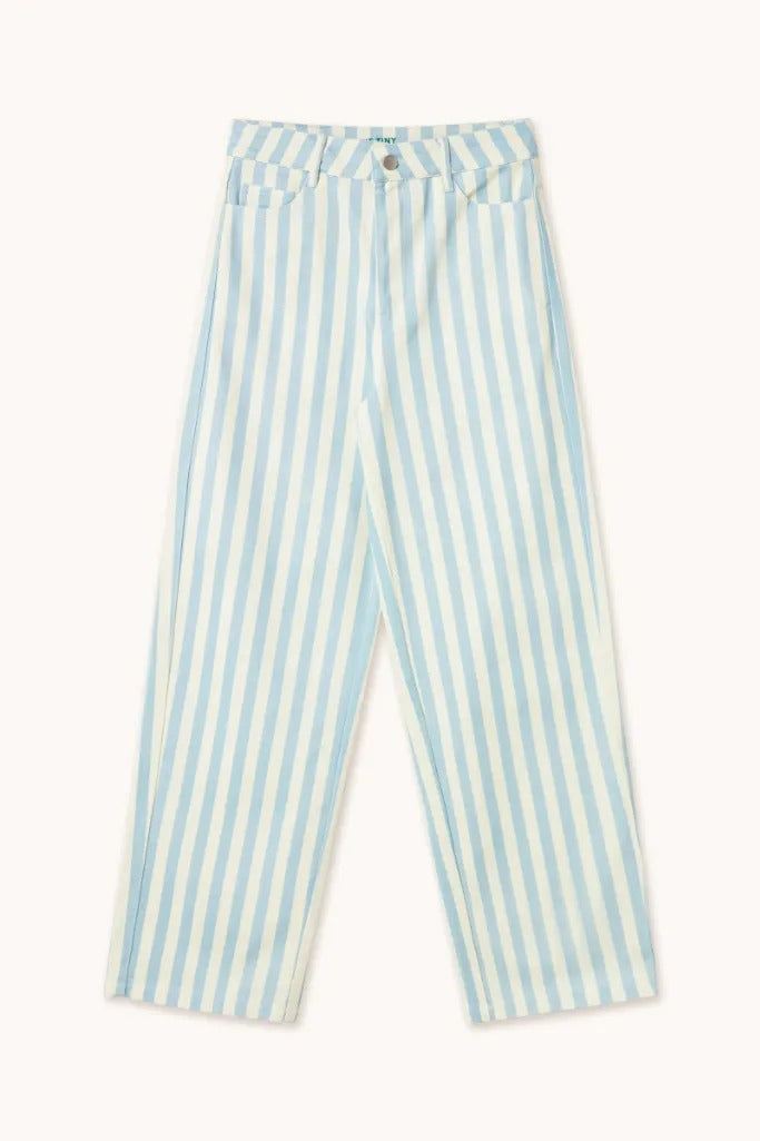 Striped Berta Long Denim