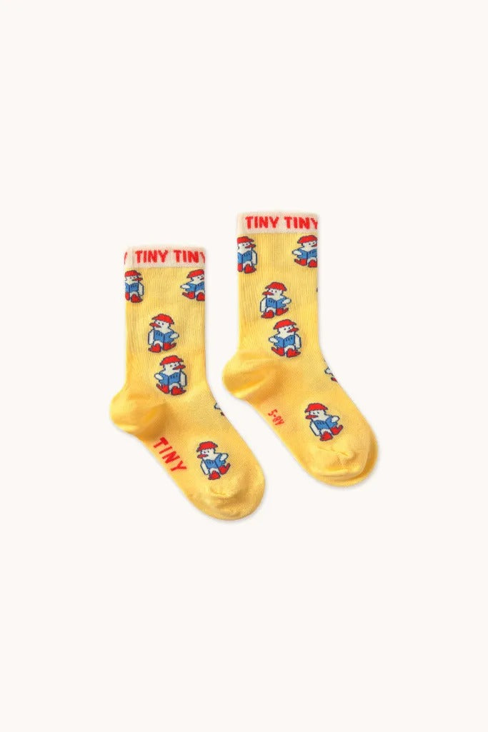 Readers Medium Socks - Mellow Yellow