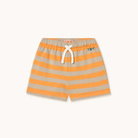 Stripes Tiny Short - Orange/Dark Vanilla