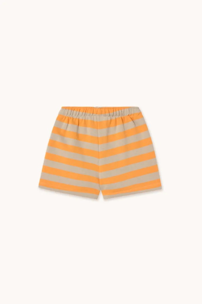 Stripes Tiny Short - Orange/Dark Vanilla