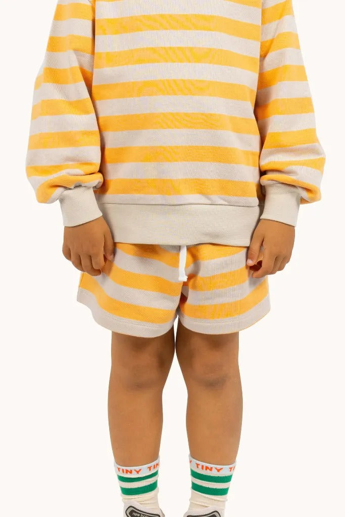 Stripes Tiny Short - Orange/Dark Vanilla