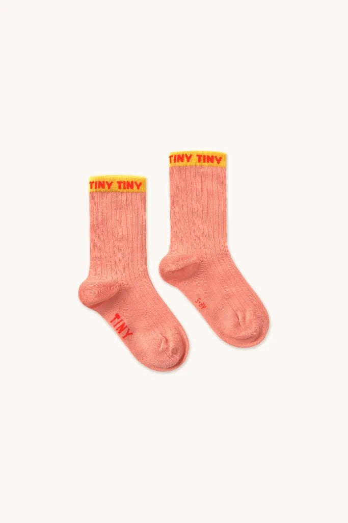 Tiny Medium Socks - Papaya