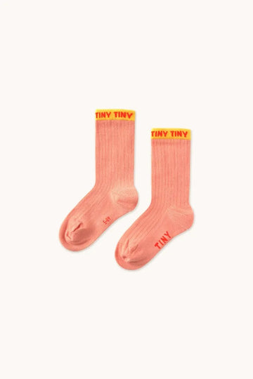 Tiny Medium Socks - Papaya