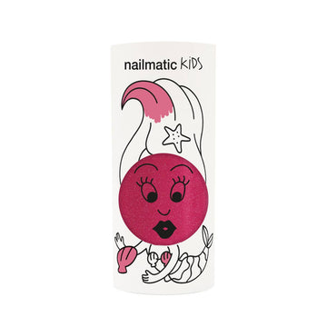 Nailmatic Kids Sissi Pink Glitter Water-Based Nail Polish