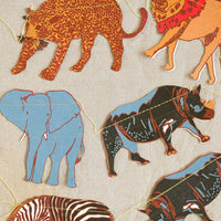 Safari Animals Sewn Garland